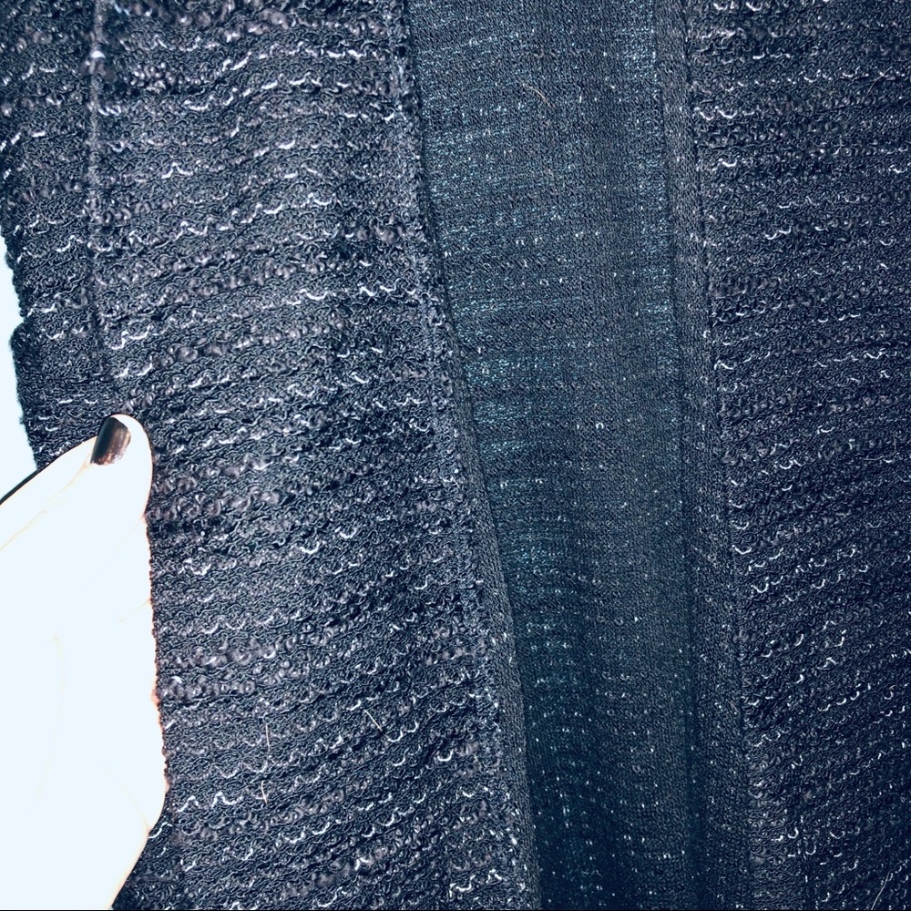 Faux leather trim maxi vest - Picture 5 of 5
